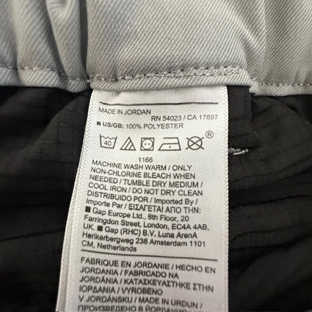 3 Pairs BR Athletic Slim 38x30 Performance Pants (2 Gray, 1 Navy) Retails $390